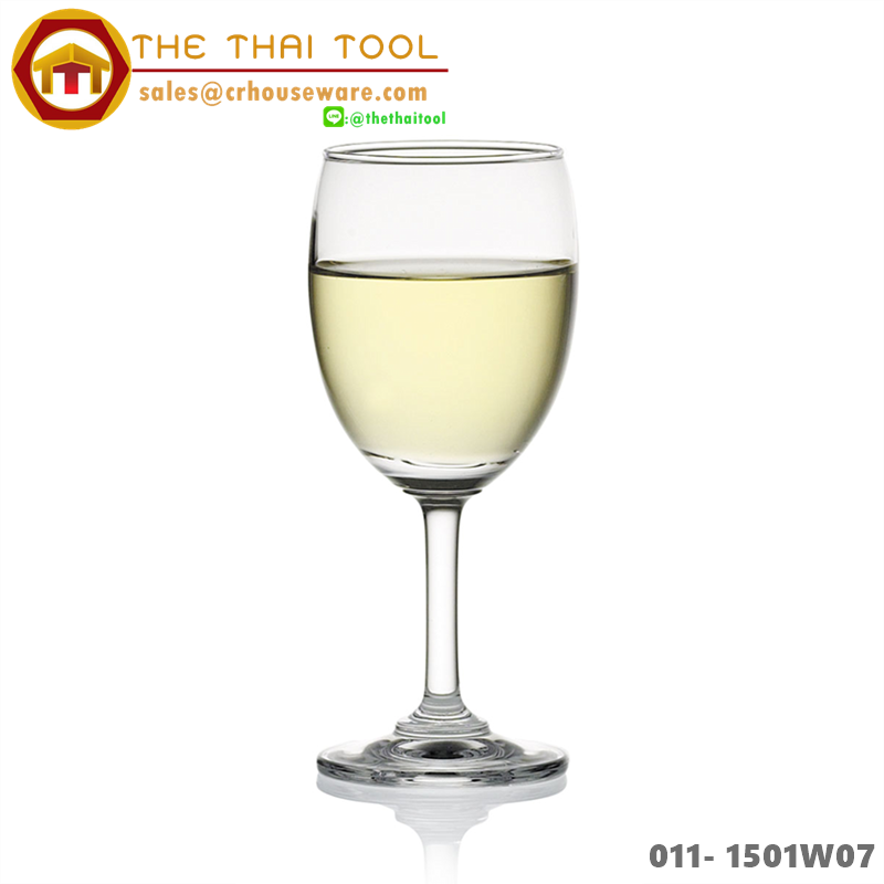 Classic White Wine แก้วไวน์ขาว ขนาด 7 ออนซ์ 011- 1501W07 (บรรจุกล่องเล็ก กล่องละ 6 ใบ)
