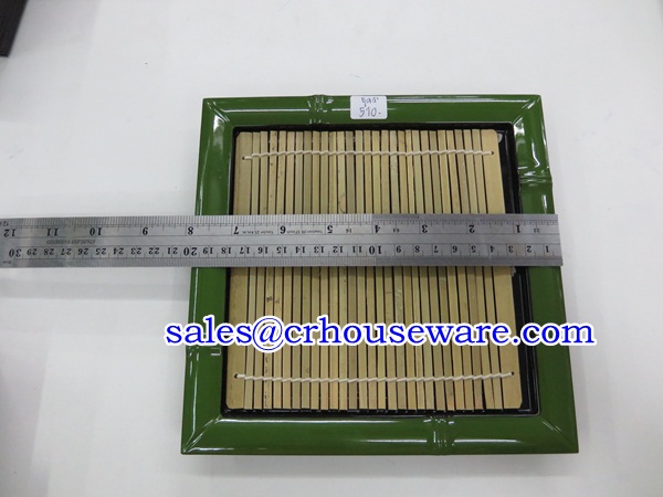 ถาดพลาสติกรูปไผ่ พร้อมเสื่อวางบะหมี่ (ใหญ่) 005-TW-JP-P317