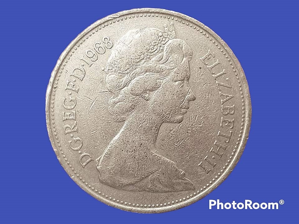 เหรียญ เงินตรา ประเทศ สหราชอาณาจักรบริเตนใหญ่และไอร์แลนด์เหนือ Pence (New) 1968