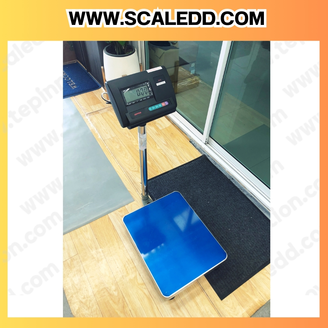 เครื่องชั่งน้ำหนักดิจิตอล พิกัด100kg ความละเอียด10g ขนาดแท่นชั่ง40*50cm รุ่น A12 (เครื่องชั่งผ่านตรวจรับรองจากสำนักชั่งตวงวัด)