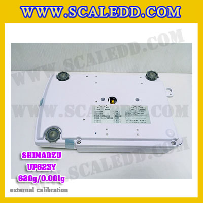 เครื่องชั่งดิจิตอล ทศนิยม 3 ตำแหน่ง รุ่น UP623Y 620gx0.001g เครื่องชั่งละเอียดสูง620g เครื่องชั่งน้ำหนัก620g ตาชั่ง620กรัม พิกัดน้ำหนัก 620g ความละเอียด 0.001g ยี่ห้อ SHIMADZU รุ่น UP623Y