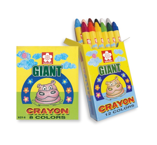 Sakura Giant Crayon Set of 12