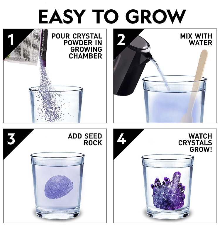ชุดสร้างหินคริสตัล NATIONAL GEOGRAPHIC Crystal Growing Kit