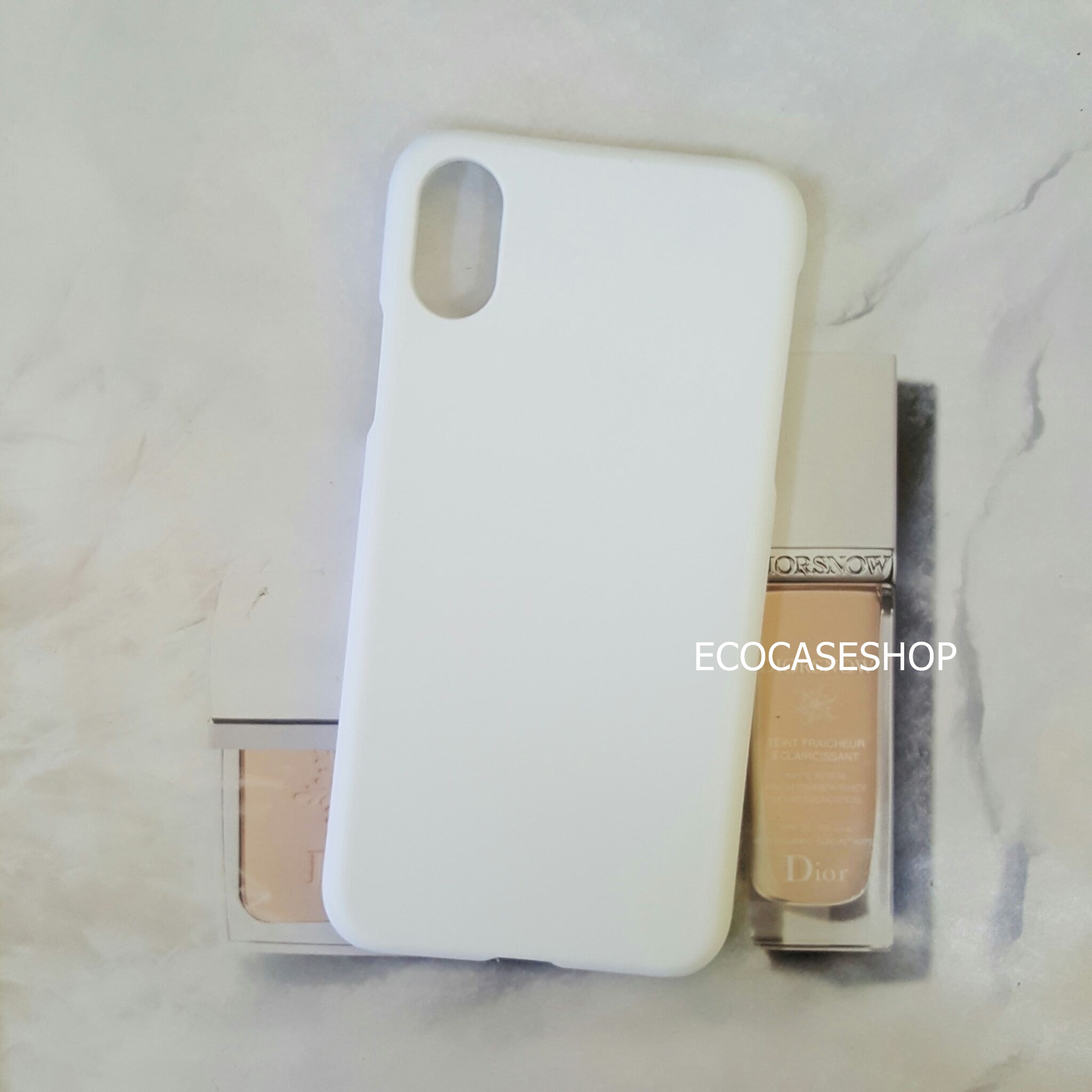 iPhone11 เคสแข็งด้าน สีขาว (เหมาะสำหรับงานสกรีนความร้อน sublimation)