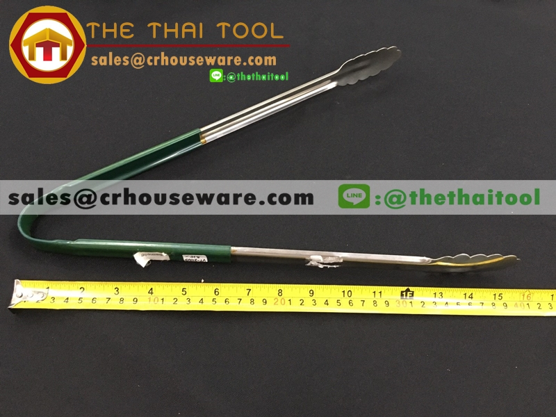 คีมคีบสแตนเลส ที่จับพลาสติก 005-VT-2116