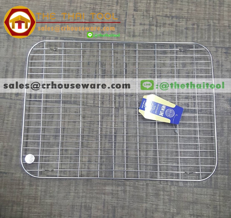 ตะแกรงสแตนเลส 29*39 ซม. 008-NL2939,BBQ_GRill_rack