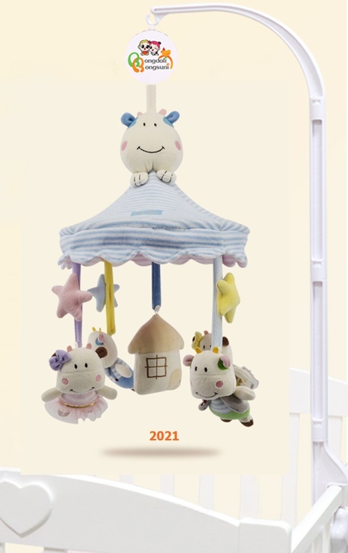 โมบายเด็ก แบบผ้า สไตล์เกาหลี มีเสียงดนตรี