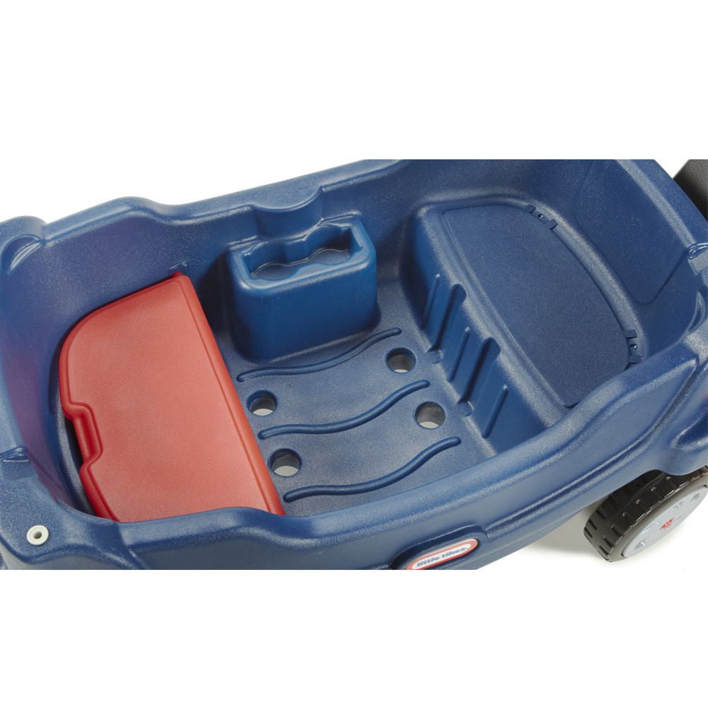 Little Tikes Deluxe Cruisin’ Canopy Wagon - Blue/White/Red