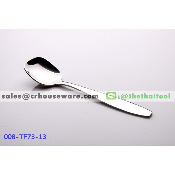 ช้อนไอศครีม 73 ลายเรือนไทย ICE CREAM SPOON 008-TF73-13