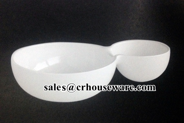 DUO BOWL ชามทรงกลมคู่ หนาพิเศษ 017-B2013