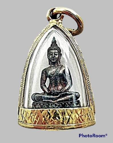 พระชัยวัฒน์สมเด็จย่า รุ่นฉลองพระชนมายุ 90 พรรษา ปี 2533 เลี่ยมทองคำ