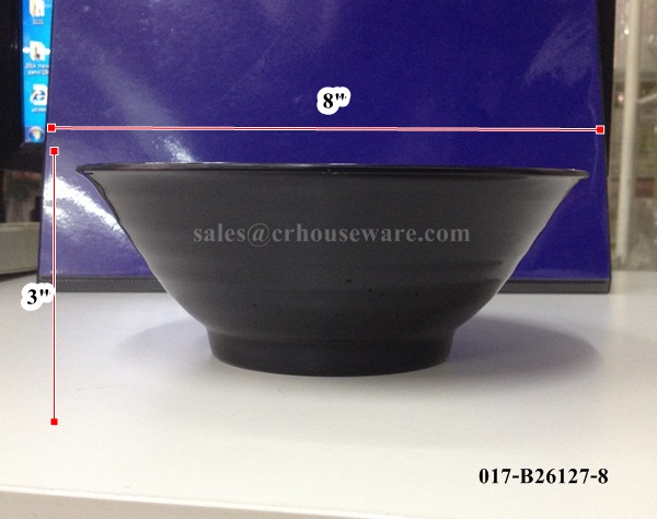 ชามราเม็งทรงลอนคลื่น 8 นิ้ว 017-B26127-8
