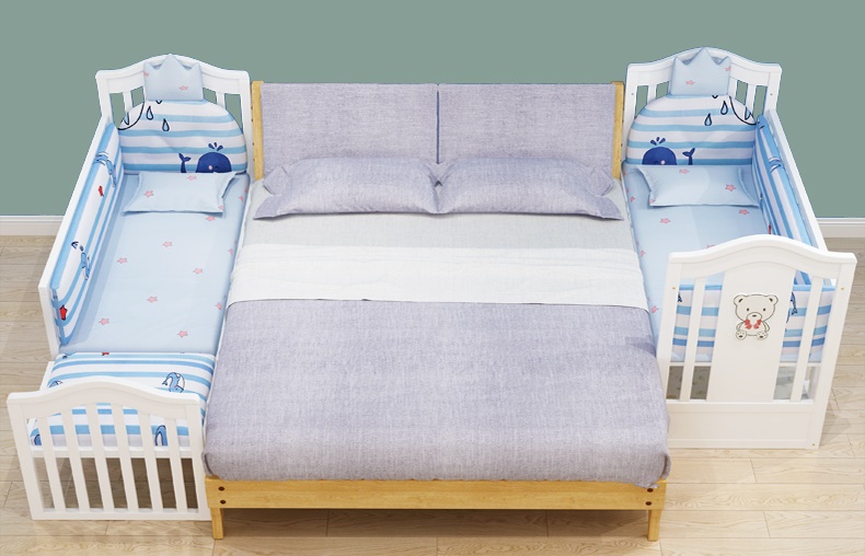 เตียงนอนไม้สำหรับเด็ก White Premium Crown TP21061 (WD17)