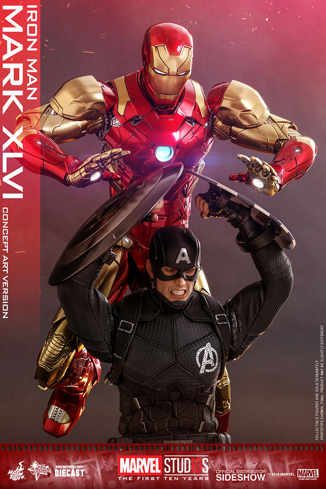 HOTTOYS - Iron Man Mark 46 (Concept Art Version) (Diecast)