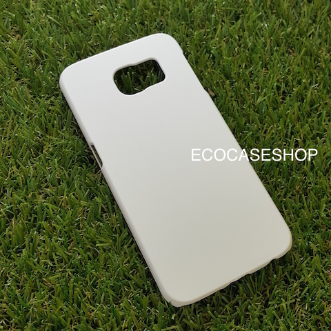 samsungS6 เคสแข็งด้าน สีขาว