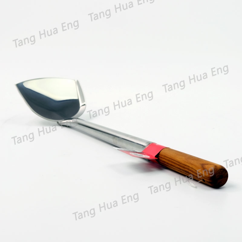 ตะหลิวกลาง-ด้ามไม้ ตราหัวม้าลาย