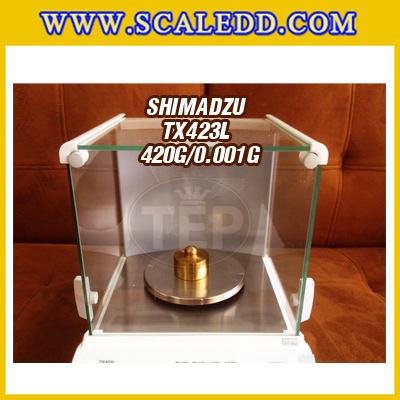 เครื่องชั่ง SHIMADZU รุ่น TX423L เครื่องชั่งญี่ปุ่น เครื่องชั่ง 420 กรัม เครื่องชั่งน้ำหนัก 420 กรัม เครื่องชั่งละเอียดสูง 420 กรัม เครื่องชั่งน้ำหนัก 420 g เครื่องชั่งทศนิยม 3 ตำแหน่ง ตาชั่ง 420 g เครื่องชั่งน้ำหนักดิจิตอลตั้งโต๊ะ 420 g ความละเอียด 0.001