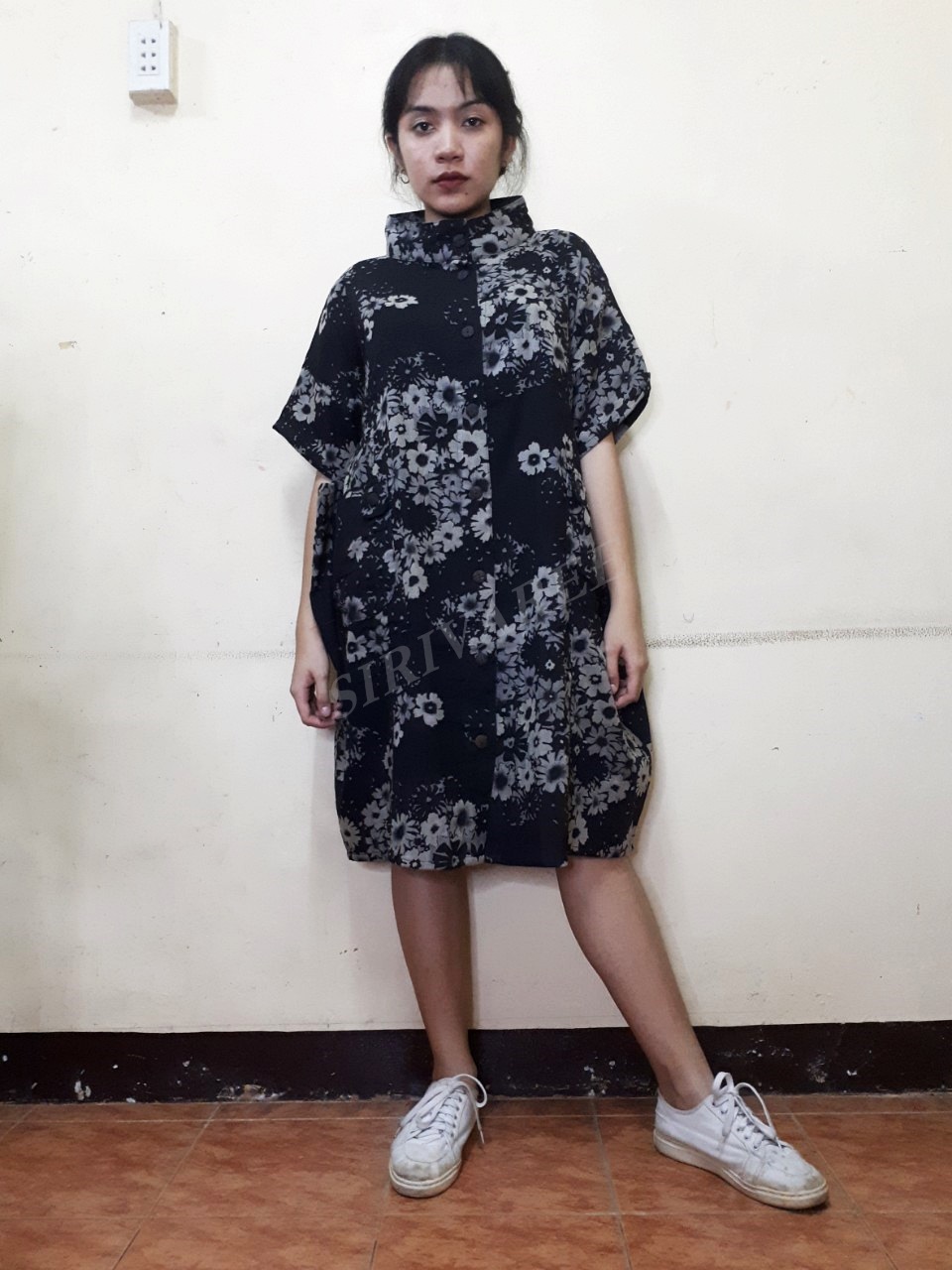 COTTON SIRIVAREE เทห์ !!! ผ้าใยธรรมชาติลายญี่ปุ่น (3032) 9 สี 9 ลาย แดง,ดำ,น้ำตาล,ม่วง รอบอก 48 นิ้ว