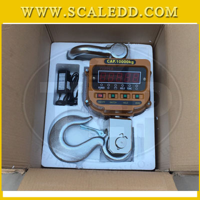 เครื่องชั่งแขวน10ตัน เครื่องชั่งดิจิตอลแบบแขวน10ตัน ค่าละเอียด 5kg รุ่น OCS-XZ (เครื่องชั่งมีใบผ่านตรวจรับรองจากสำนักชั่งตวงวัด)