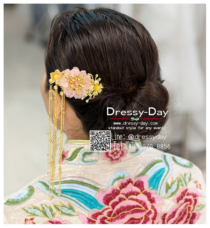 รหัส ปิ่นปักผมจีน : TR105 เครื่องประดับผมจีนโบราณ ปิ่นปักผมจีน สวยๆ หรูๆ เพิ่มความปัง อลังทุกองศา