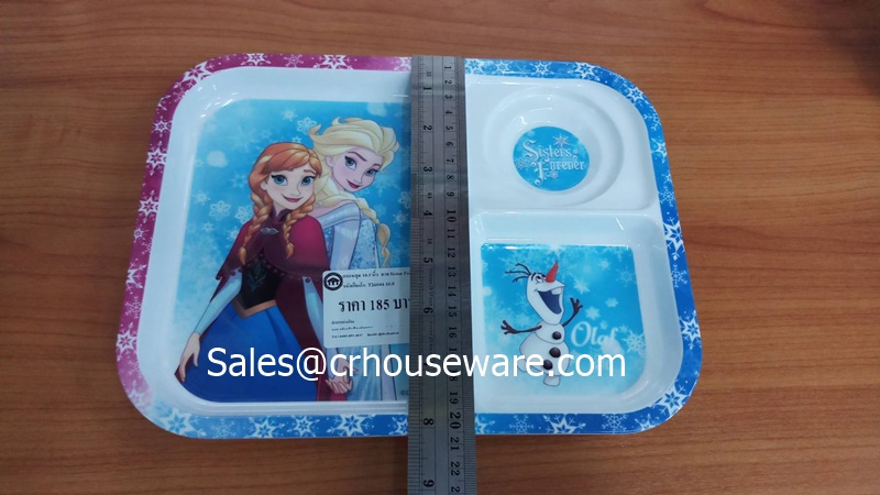 ถาดหลุม 10.5 นิ้ว ลาย Sister Fonzen