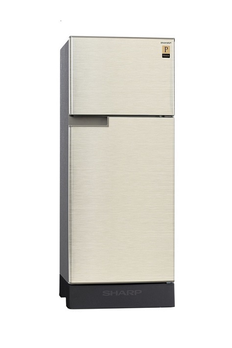 Sharp ตู้เย็น 2 ประตูความจุ 5.9 คิว PREMIUM รุ่น SJ-19P-CH สีแชมเปญเงิน