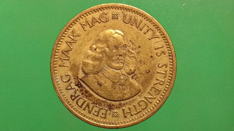 เหรียญ เงินตรา ประเทศ แอฟริกาใต้ Cent 1961