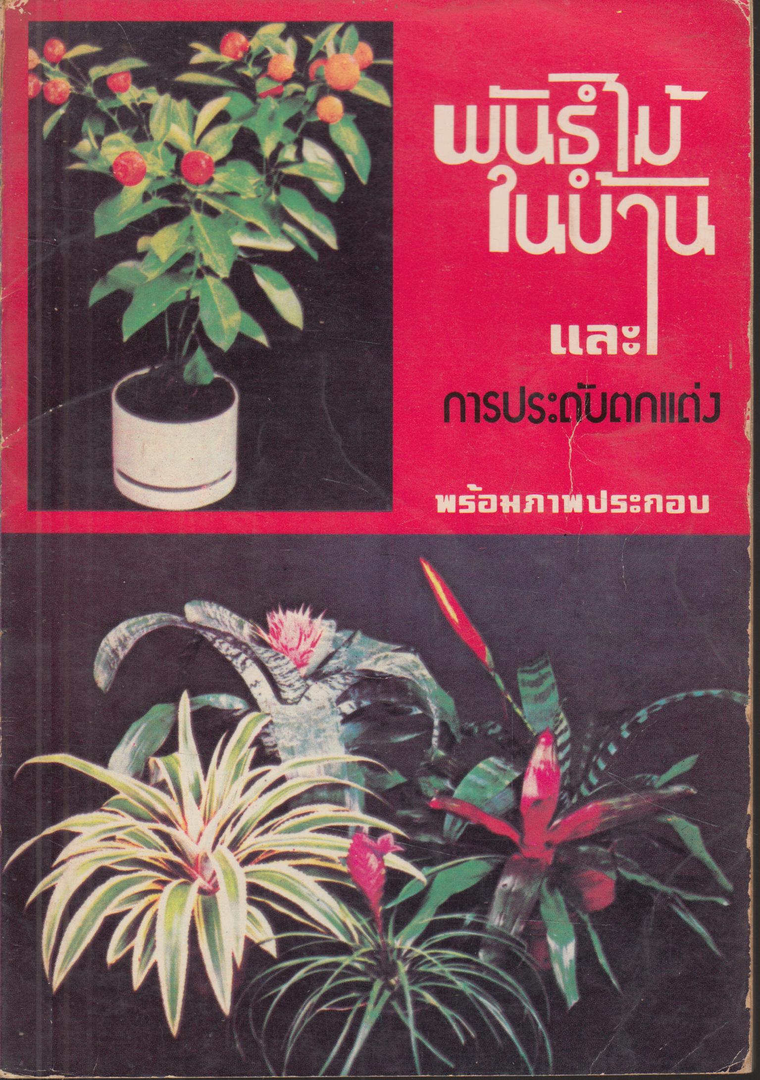 พันธุ์ไม้ในบ้าน และการประดับตกแต่ง
