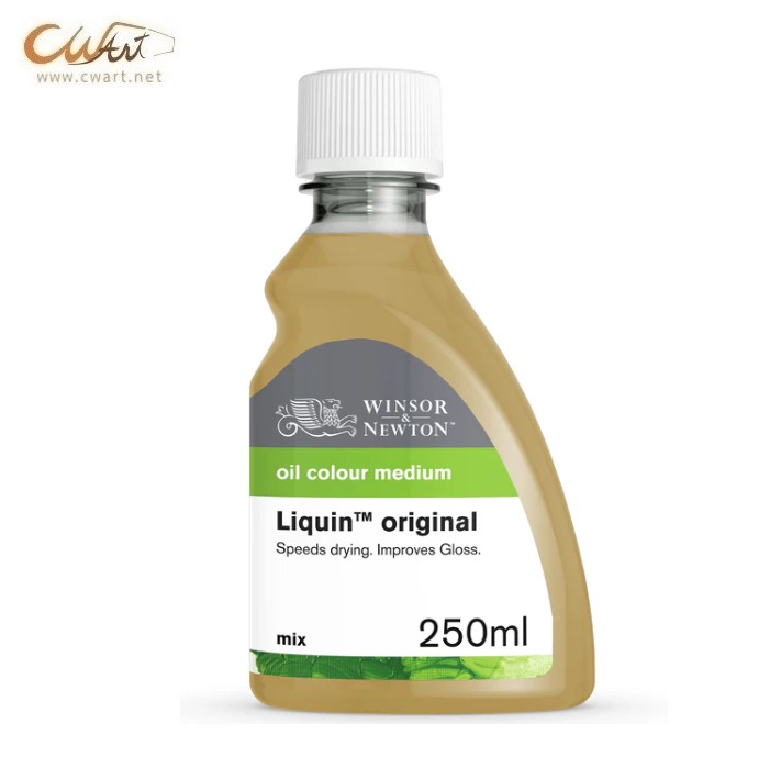 น้ำยาผสมสีน้ำมันแห้งเร็ว Winsor Liquin Original 250ml
