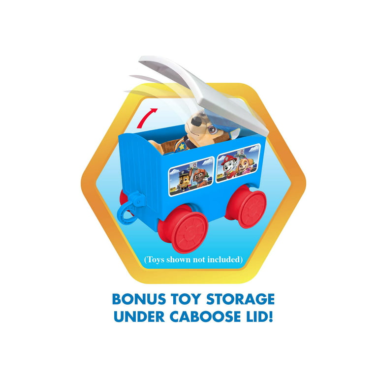 รถไฟแบตเตอรี่พร้อมราง Paw Patrol 6-Volt Powered Train with Tracks and Caboose