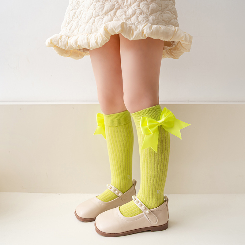 พร้อมส่ง ถุงเท้ายาว ตกแต่งด้วยดาว ปักเพชรเงิน สายห้อย