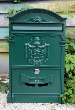 ตู้จดหมายทรงยุโรป European mail box style.,ตู้จดหมายวินเทจ