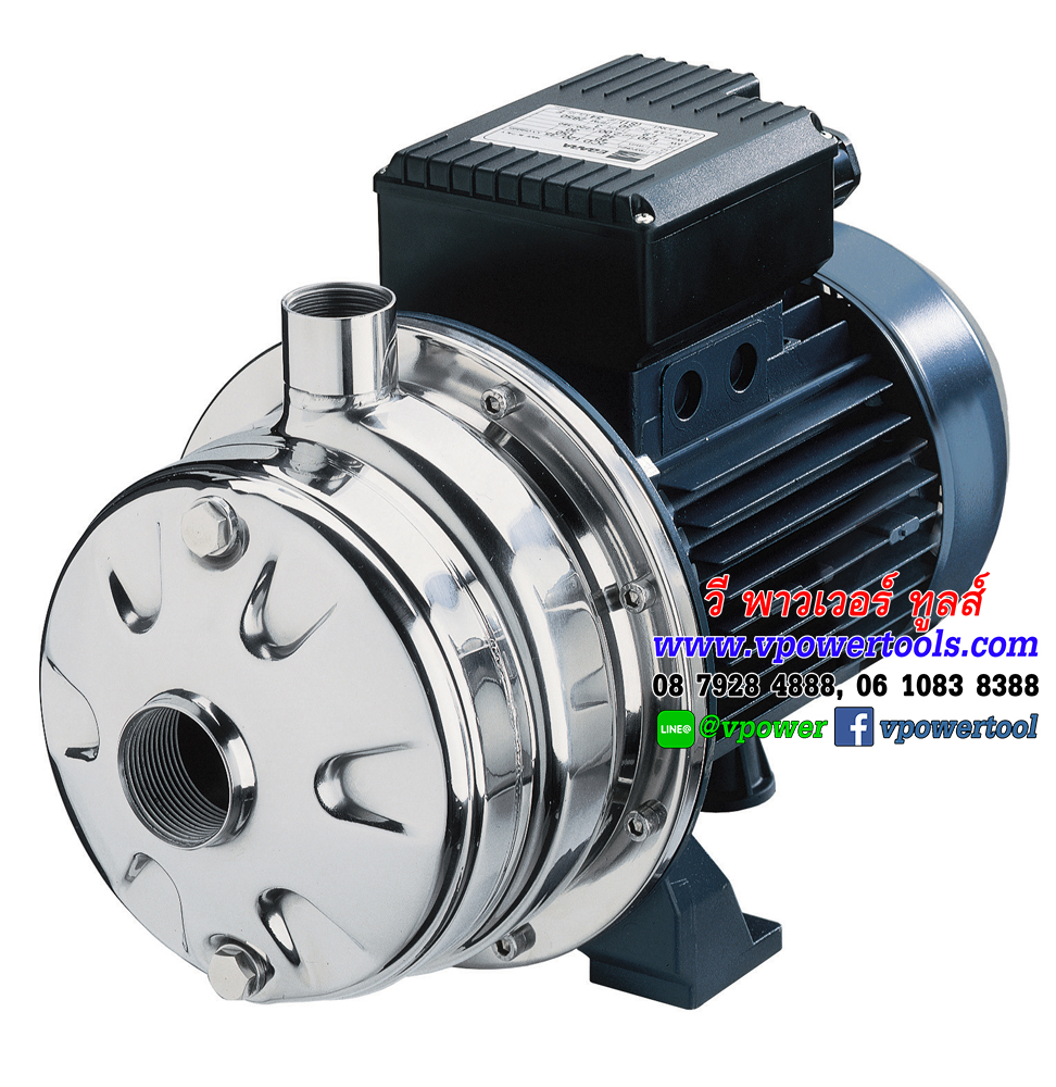 EBARA เอบาร่า รุ่น 2CDX-120/15 ปั๊มน้ำหอยโข่งผลิตจากสแตนเลส แบบ 2 ใบพัด