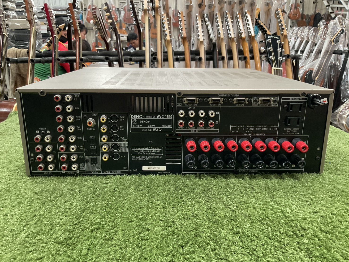 เครื่องขยายเสียง DENON : AVC-1590 สินค้าไม่พร้อมใช้งาน (ต้องซ่อม)