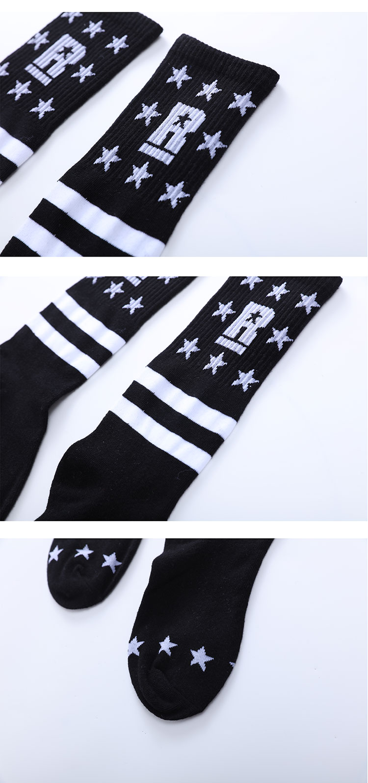 ถุงเท้ายาว ,ถุงเท้าเต้น เด็ก ขนาด 50 ซม. ลายดาว