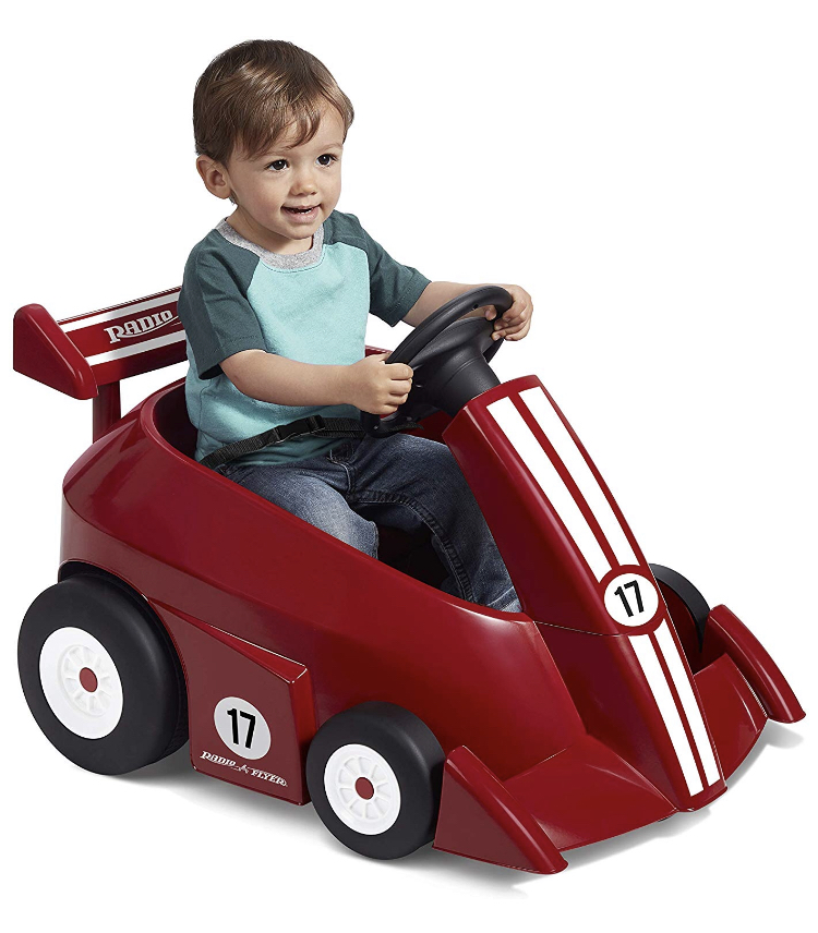 รถแบตเตอรี่พร้อมแบตเตอรี่ Radio Flyer Grow with Me Racer