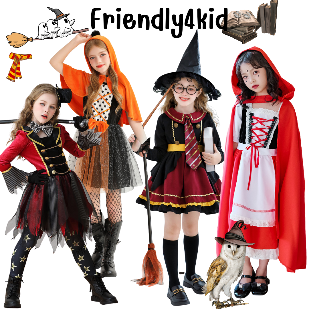 ชุดฮาโลวีนเด็กผู้หญิง haloween แฟนซีชุดกระโปรง