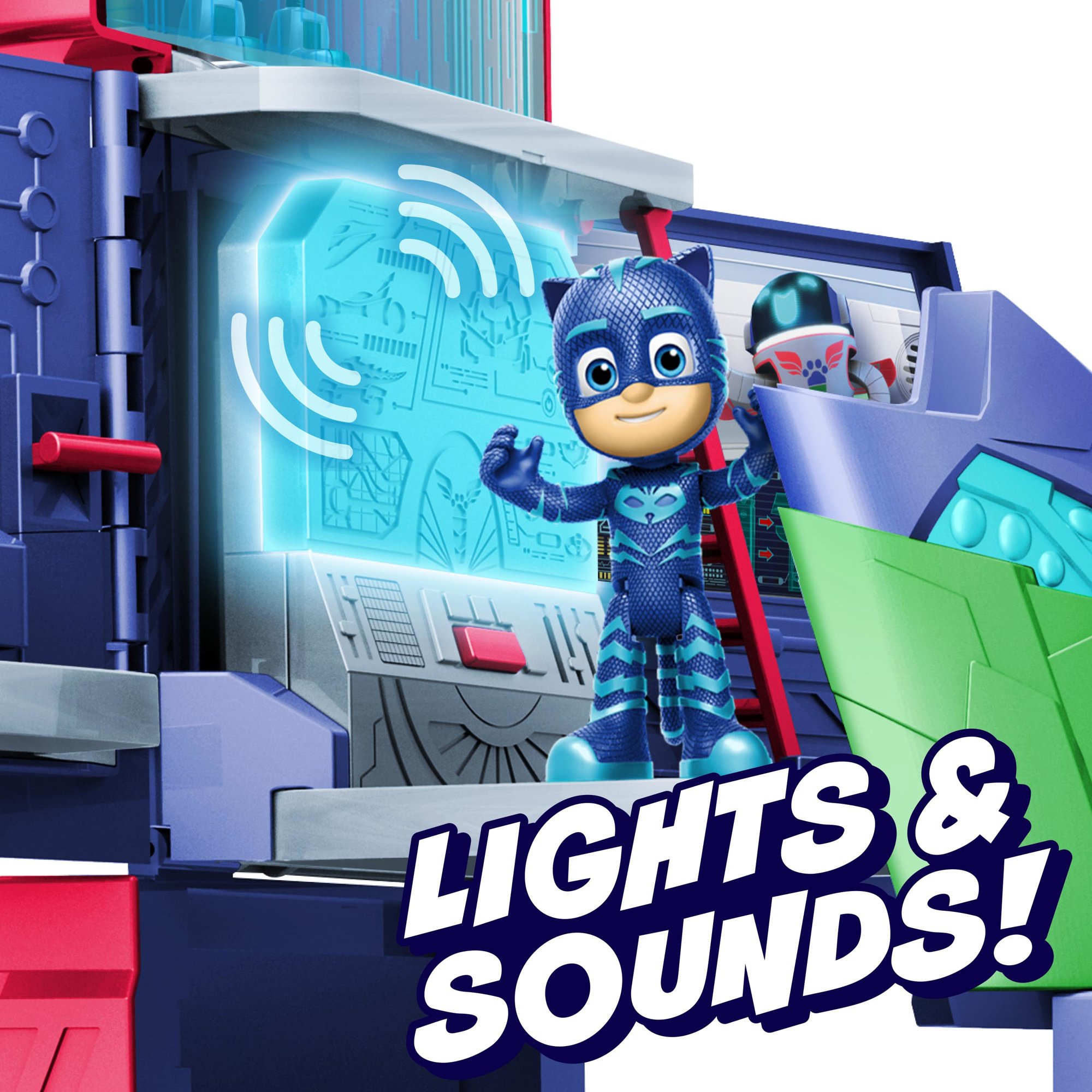 PJ Masks 2 in 1 Transforming Mobile HQ, Playsets