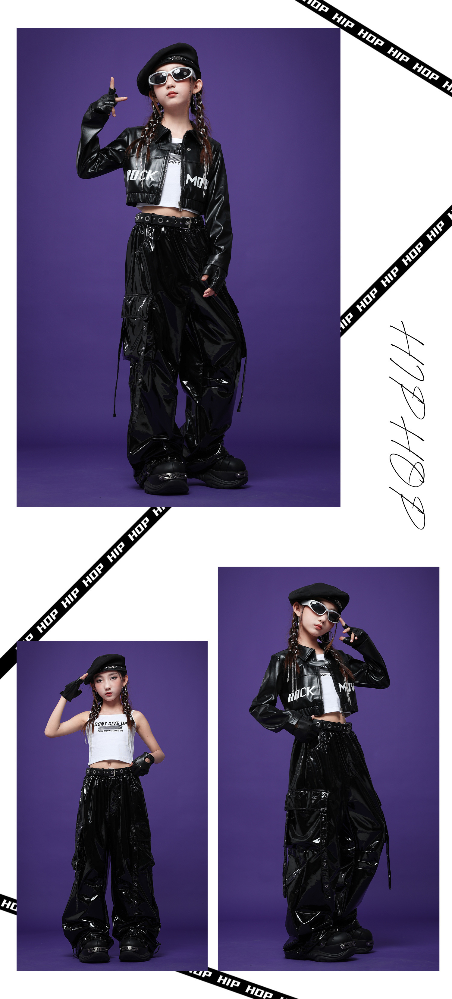 ชุดเต้น**Set เสื้อแจ็คเก็ตแขนยาว สีเงิน+กางเกงขายาวสีเงิน ใส่ได้ทั้งชายและหญิง