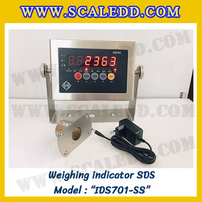 หน้าจอเครื่องชั่งIDS701-SS-LED อะไหล่เครื่องชั่งSDS หัวอ่านเครื่องชั่ง หัวอ่านแสดงค่าน้ำหนัก หน้าจอเครื่องชั่ง หัวอ่านเครื่องชั่งน้ำหนัก Weighing Indicator หัวอ่านยี่ห้อSDS รุ่น IDS701-SS-LED