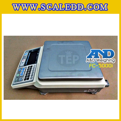 เครื่องชั่งดิจิตอล 5000g ตาชั่ง5000กรัม เครื่องชั่งนับจำนวน 5kg เครื่องชั่งน้ำหนัก5000g ยี่ห้อ AND รุ่น FC-5000i พิกัด 5kg ค่าละเอียด 0.5g
