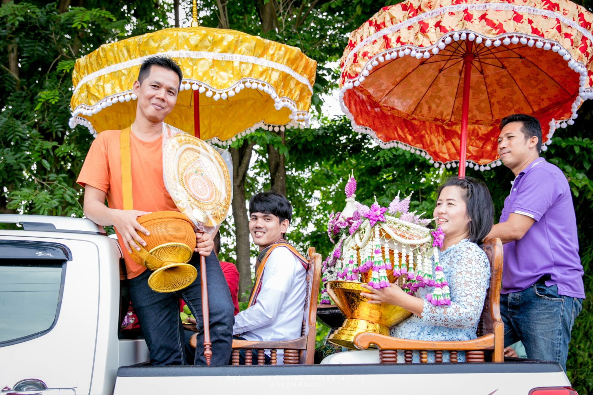 ชุดเครื่องบวชดอกไม้สด ชุดD3 ส่งงานวัดสง่างาม อ.บางไทร .อยุธยา