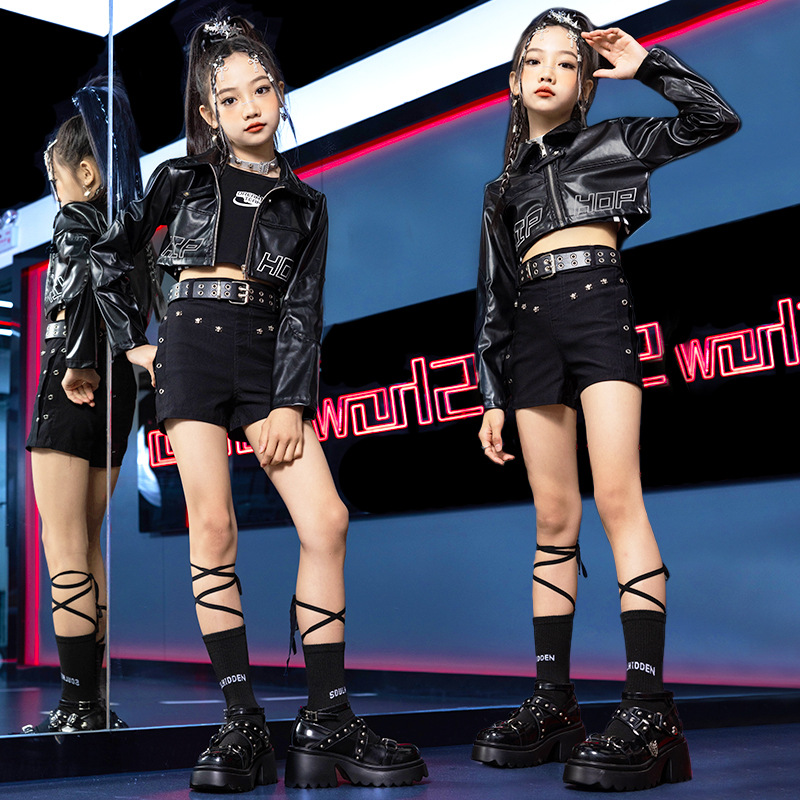 พร้อมส่ง ชุดเต้น ชุดแดนซ์ เสื้อแขนยาวปาดไหล่ กางเกงขายาว