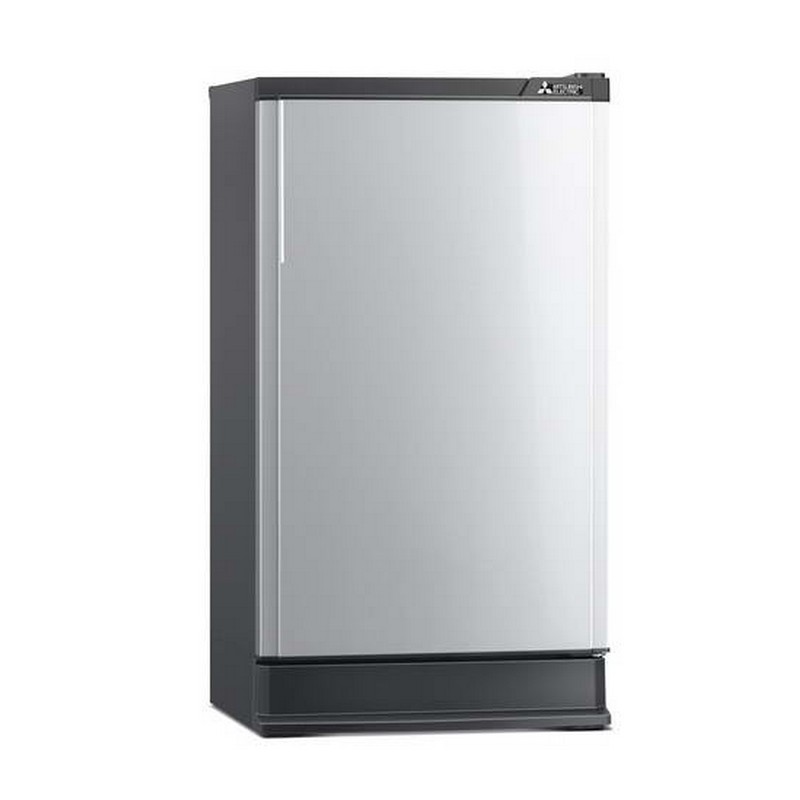 Mitsubishi ตู้เย็น 1 ประตู 6.4Q Flat Design แบบระเหยน้ำทิ้งอัตโนมัติ รุ่น MR-18JA-SL สีเงิน