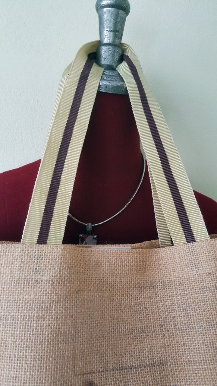 SIVAREE กระเป๋ารักษ์โลกผลิตโดยคนพิการ น้ำตาล กว้าง14นิ้วยาว12นิ้ว