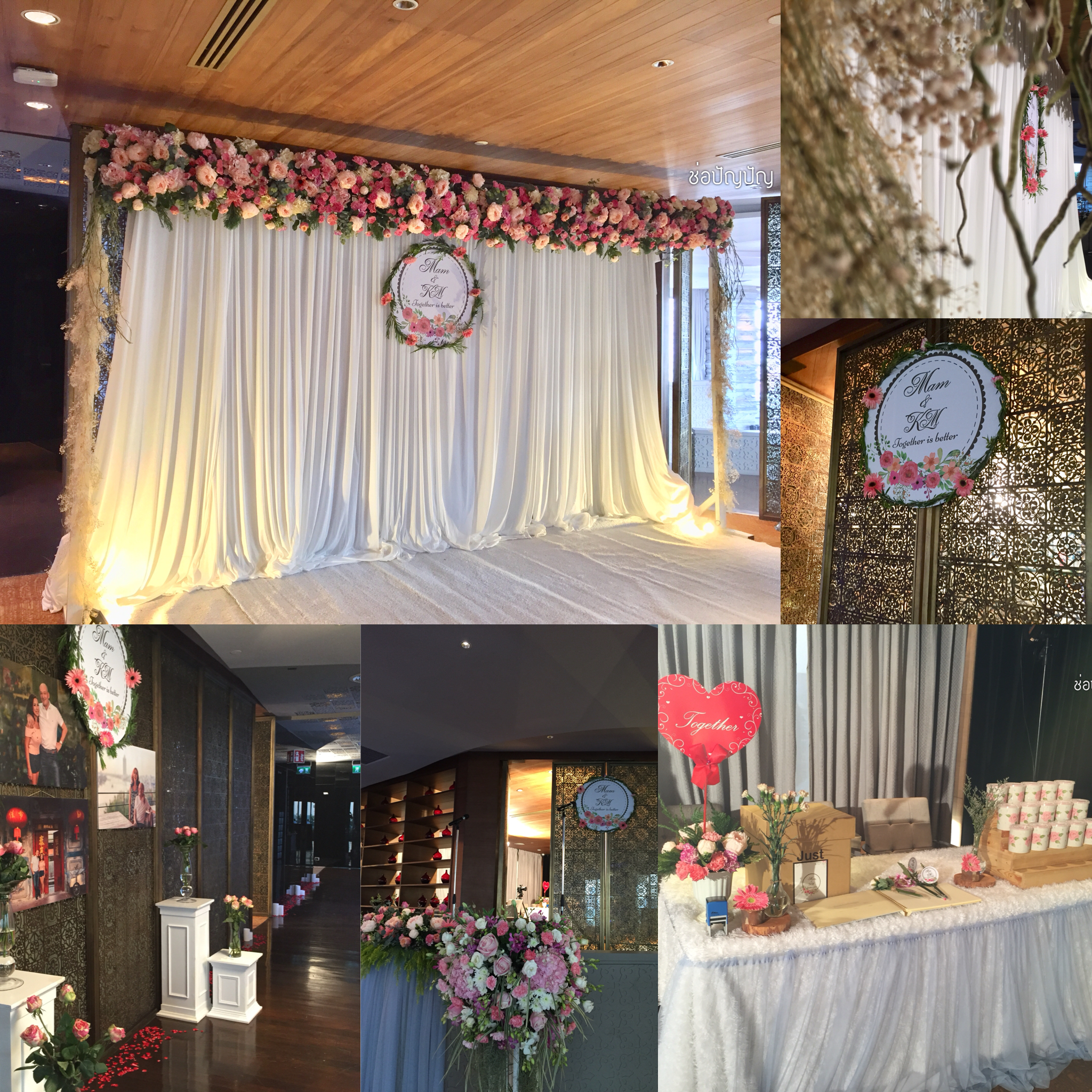 ตกแต่งสถานที่ งานแต่งคุณแหม่ม The Westin Grande Sukhumvit Bangkok ห้อง Altitude ชั้น25 5 มค 61