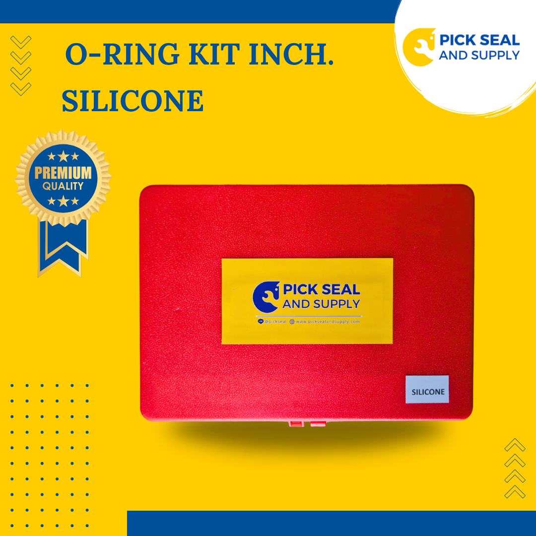 โอริงกล่อง สีแดง Silicone 80 Hs (ไซส์นิ้ว)