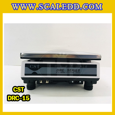 เครื่องชั่งนับจำนวน15kg ตาชั่งนับชิ้นงาน 15kg พิกัดน้ำหนัก 15kg ความละเอียด 0.5g ยี่ห้อ CST รุ่น DRC