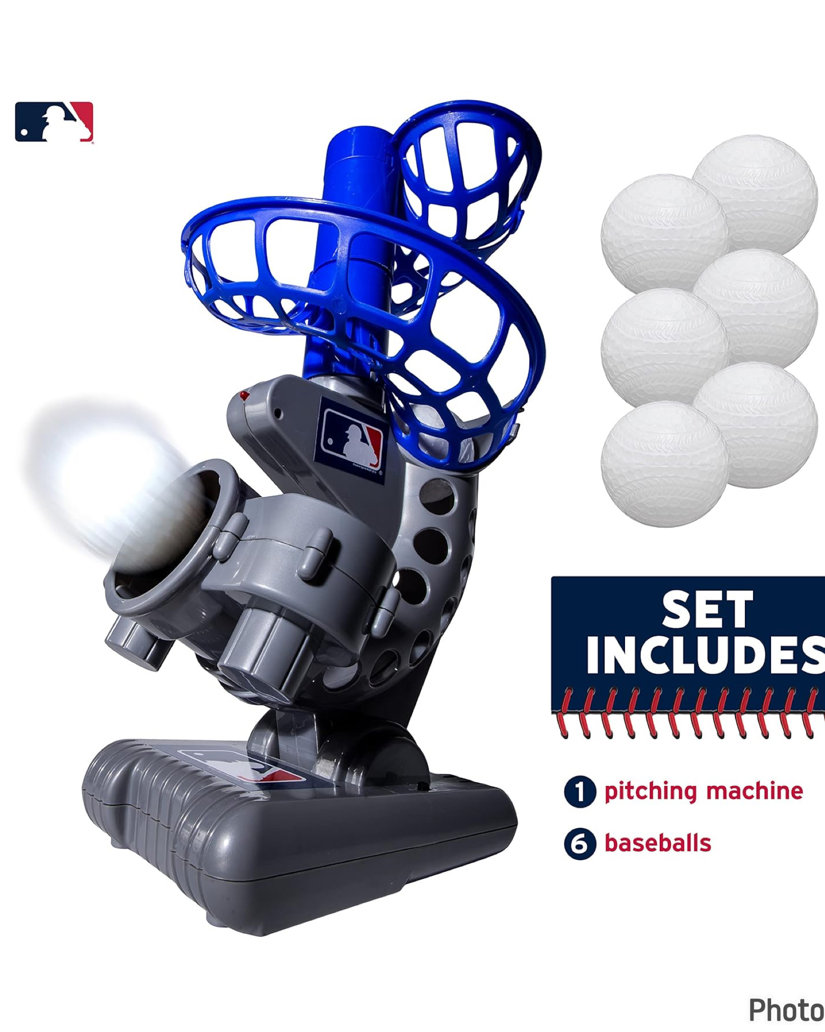 เครื่องส่งลูกเบสบอล franklin sports mlb electronic baseball pitching machine