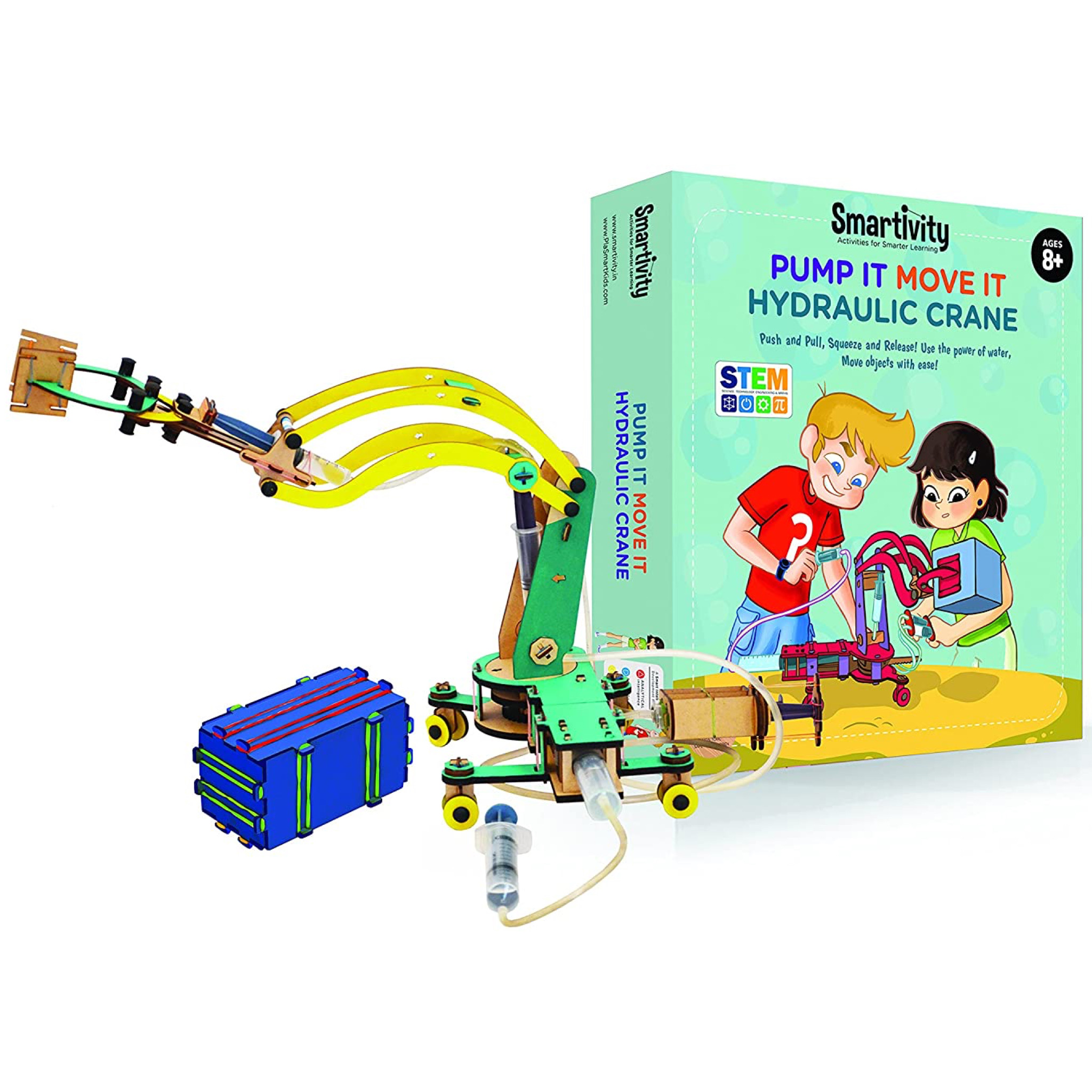 ชุดเครื่องมือพลังน้ำ Smartivity Pump It Move It Hydraulic Crane